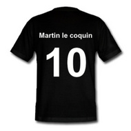 Infos sur le t-shirt personnalisable Martin le coquin
